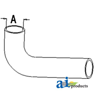 UCA21034   Upper Hose---Replaces A59887